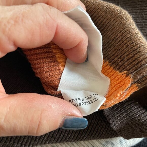 Prana Desert Road Knit Dropped Shoulder Sweater Women Small Multicolor Casual - Picture 10 of 10